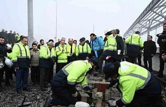 KONYARAY Banliyö Hattı’nda ray birleştirme kaynak programı yapıldı