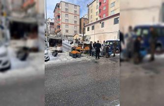 Kulp’ta kar esareti: Pazar esnafının büyük çoğunluğu tezgah açamadı