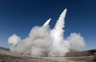 Kuzey Kore büyük kalibreli çoklu roketatar sistemini test etti