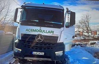 Malatya’da beton mikserinin çarptığı yaya yaralandı