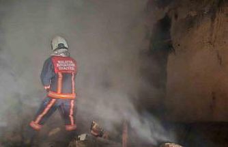 Malatya’da ev yangını