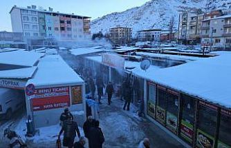 Malatya’da konteyner çarşıda korkutan yangın