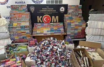 Manisa’da dev kaçak sigara operasyonu: 1 tutuklama