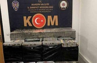Mardin’de  40 bin paket kaçak sigara ele geçirildi