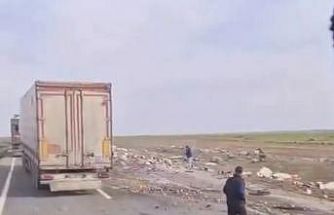 Mardin’de iki tır çarpıştı: 2 yaralı