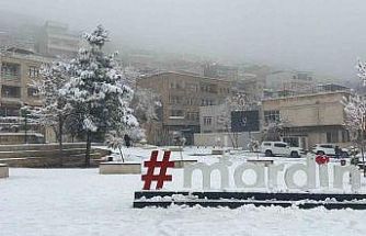 Mardin’de kar yağışı etkili oluyor