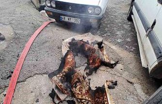 Menteşe Kentsel sit alanındaki yangın korkuttu