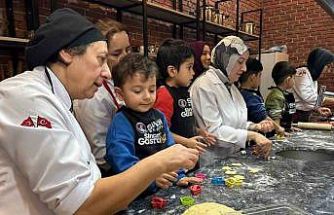 Minikler Gastro Sincan’da kurabiye yaptı