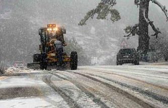 Muğla’nın yüksek kesimlerinde kar yağışı etkili olmaya başladı