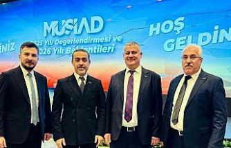 MÜSİAD Muğla, 2025 değerlendirmesi ve 2026 beklentileri programına katıldı