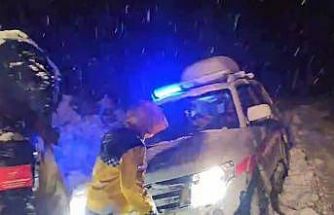 Muş’ta hasta çocuğa ulaşmak için ekipler seferber oldu