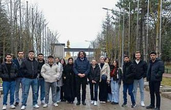 MYO öğrencileri BŞEÜ Merkez Kampüsü gezdi