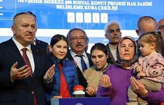 Nevşehir’de 2 bin 368 konutun kura çekilişi yapıldı