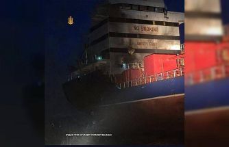 Odessa’da Rusya’nın saldırısında Türk gemisinin isabet aldığı anlara ilişkin görüntüler ortaya çıktı
