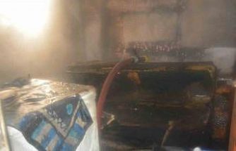 Ordu’da apartmanın zemin katında yangın