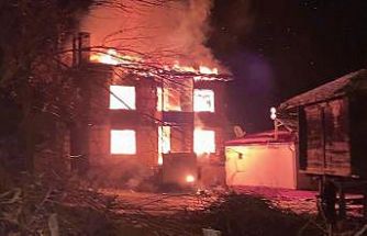 Ordu’da çıkan yangın sonrası müstakil ev kullanılamaz hale geldi