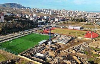 Ordu’da modern spor kompleksi inşaatı yükseliyor