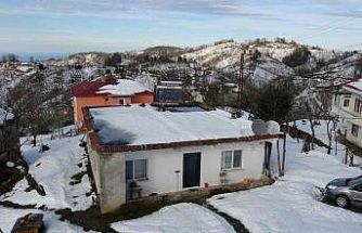 Ordu’nun yükseklerinde kar manzaraları