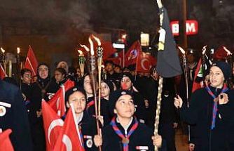 Osmaniye’nin kurtuluşu fener alayıyla kutlandı