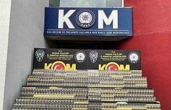 Otomobilden 10 bin paket kaçak sigara çıktı: 2 kişi tutuklandı