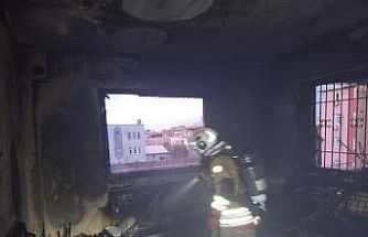 Payas’ta ev yangını