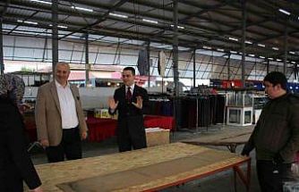 Pazarcı esnafını dinlediler