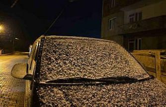 Pınarhisar’da kar yağışı başladı