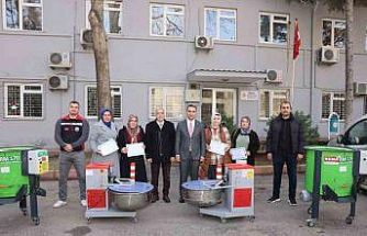 Pozantı’da üreticilere ekipman desteği verildi
