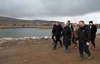 Pursaklar Belediyesi Gümüşoluk Göleti’nin çalışmalarına devam ediyor