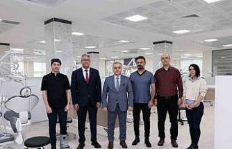 Rektör Altun, Yeni Diş Hastanesi Binası’nı inceledi
