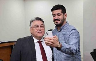 Rektör Özölçer’den final haftasında öğrencilere moral ziyareti