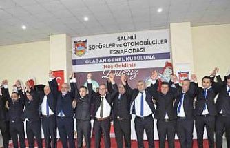Salihli Şoförlerde Samet Balgönül, yeniden başkan seçildi