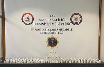 Samsun’da 21 bin 500 uyuşturucu hap ele geçirildi