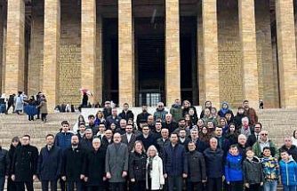 Samsunlu mübadillerden Anıtkabir ziyareti