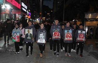 Samsunspor acı kazanın yıl dönümünde yürüdü