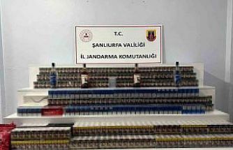Şanlıurfa’da kaçak alkol ve sigara ele geçirildi