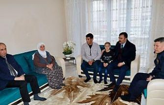 Şehit ailelerine anlamlı ziyaret