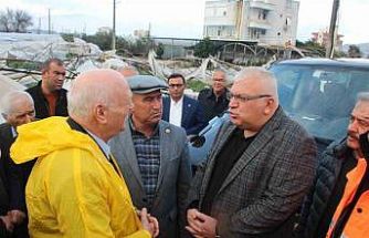 Şemsi Bayraktar’dan sel ve hortumdan zarar gören Antalyalı üreticiler için destek talebi