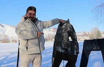 Sibirya soğukları Sivas’ı dondurdu, çamaşırlar kaskatı kesildi