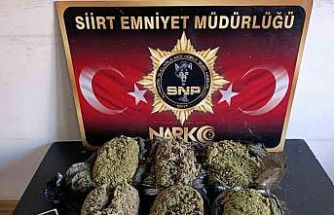 Siirt’te 3 kilo esrar ele geçirildi