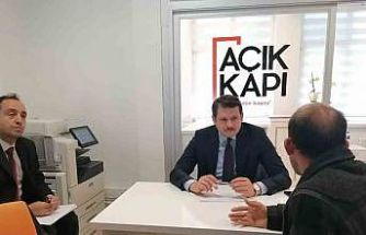 Sinop Valiliği "Açık Kapı" verilerini paylaştı