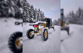 Sinop’ta karla mücadele: 4 bin km yol açıldı