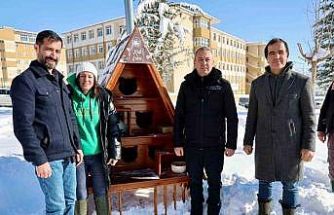 Sivas Belediyesi sokak hayvanlarını unutmadı