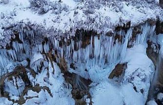 Sivas’ın Kardeniz’i beyaza büründü