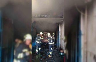 Sobaya dökülen maddenin parlaması sonucu bir çocuk yaralandı