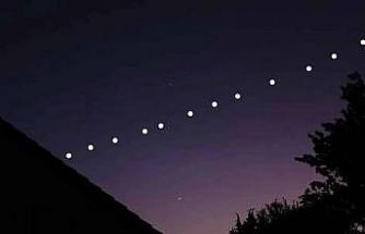 Starlink uyduları Hakkari’de görüntülendi