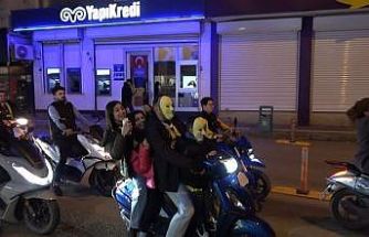 Süper Kupa zaferini Kilis’te motosikletlerle şehir turu atarak kutladılar