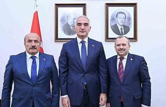 Taşköprü Belediye Başkanı Arslan, Bakan Ersoy’a Pompeipolis Antik Kentini anlattı