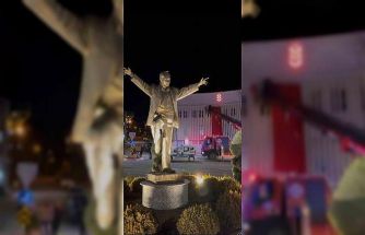 Tavas’ın her noktası bayraklarla donatıldı