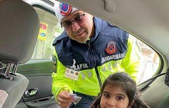 Tavşanlı Hande Gül Anaokulu öğrencileri "Güvenli Yolculuk" için arka koltuğa geçti